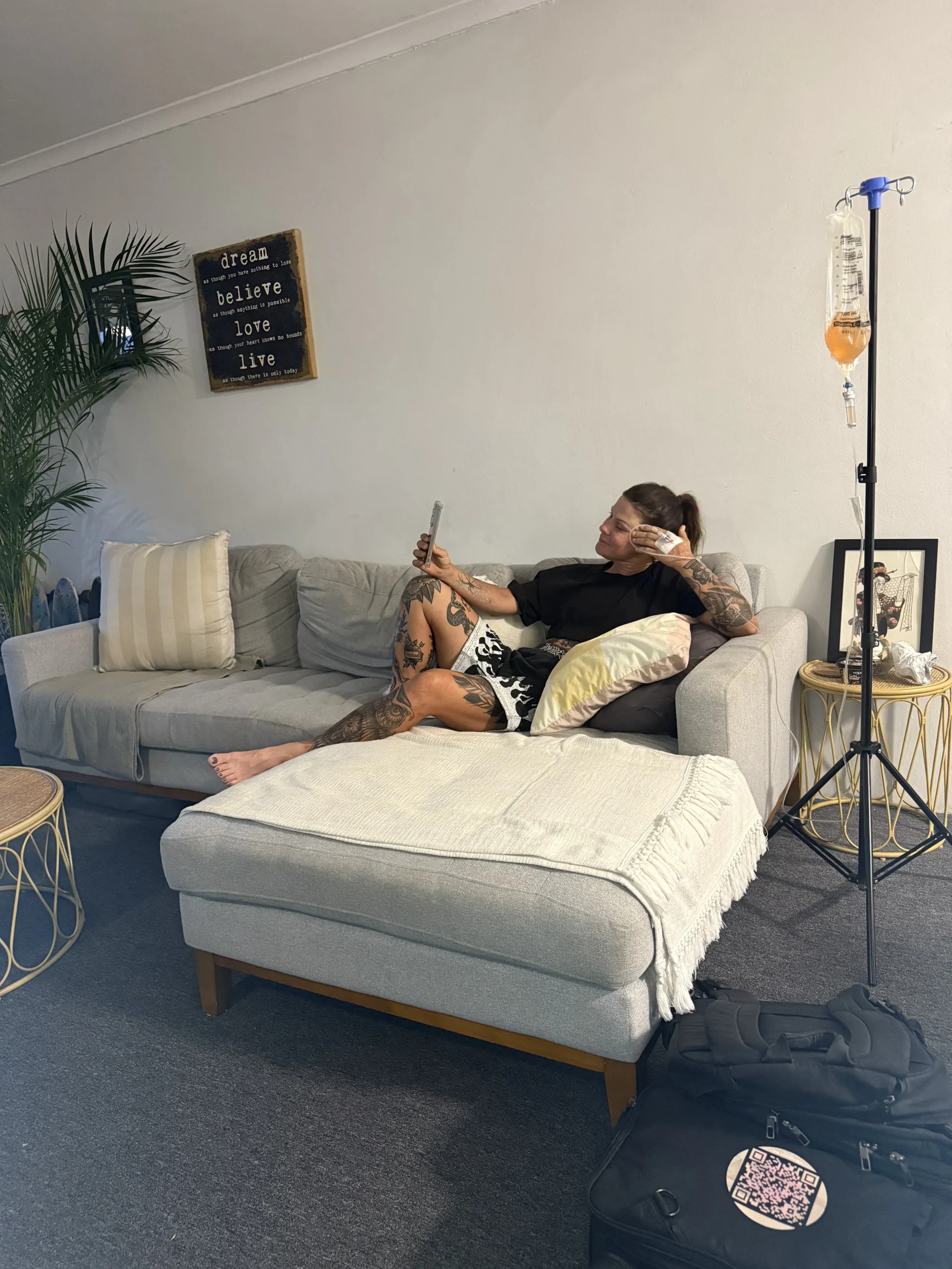 IV vitamins at home with nurse-delivered mobile IV therapy by The Vitamin Guy