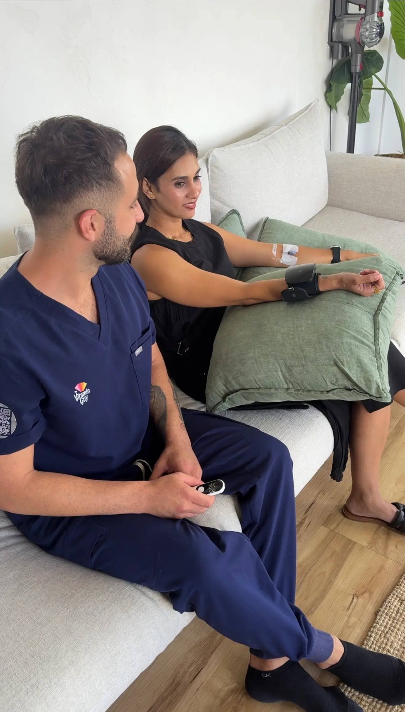 The Vitamin Guy hospital-trained nurses — safety comes first