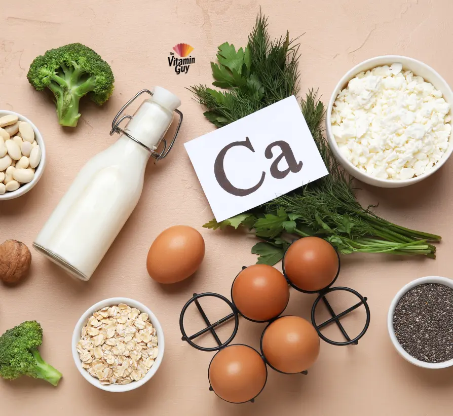 Calcium nutrient profile by The Vitamin Guy with premium educational design for Brisbane, Gold Coast and Northern Rivers readers